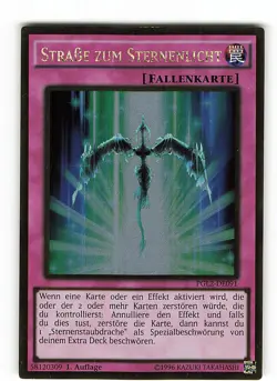Yugioh STRAssE ZUM STERNENLICHT , pgl2-de091 Gold Rare deutsch Exc 1. Auflage - Image 1