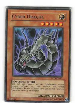 Yugioh CYBER DRACHE , dp04-de001 Rare deutsch Good - Image 1