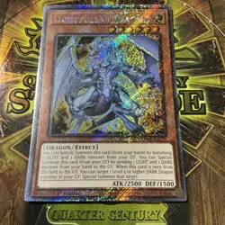NM/M LIGHTPULSAR DRAGON *** Platinum SECRET RARE RA04-EN176 YUGIOH! - Image 1