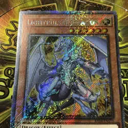 NM/M LIGHTPULSAR DRAGON *** Platinum SECRET RARE RA04-EN176 YUGIOH! - Image 2
