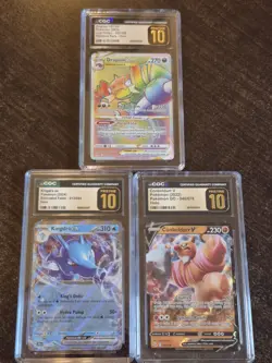 Pokemon CGC Graded Card Lot 3 Slabs All Grade 10 Pristine - Image 1