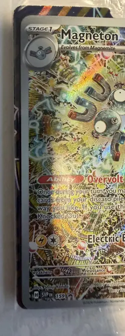 Magneton SVP 159 Pokemon TCG Surging Sparks Black Star Promo Card sealed - Image 3