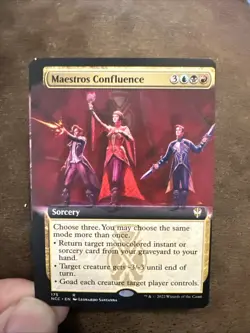 Mtg Magic Full Art Capenna Commander Miscut Misprint Error Card - Image 1