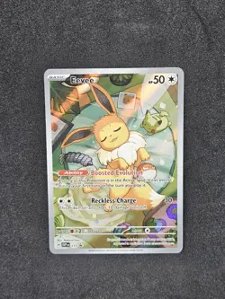 Eevee 173 Sv: Scarlet & Violet Black Star Promo Cards Holo Full Art Pokemon TCG - Image 1