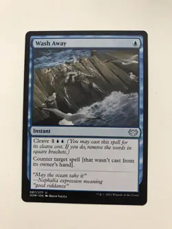 Wash Away MTG Magic the Gathering Card NM Near Mint VOW - Image 1