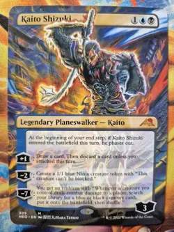 Kaito Shizuki Borderless Magic The Gathering Card, Kamigawa, 305 - Image 1