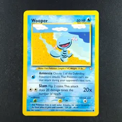 Wooper 82/111 - Neo Genesis - Pokemon Card - Image 1