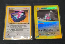Pokemon TCG Porygon & Porygon 2 Ereader Holo Lot of 2 Cards LP - Image 1
