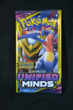 2019 Pokemon Sun and Moon Unified Minds Single Sealed 3 Card Booster Pack🔥 - Image 1