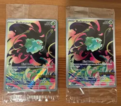 (2) Bulbasaur MEG133/132. Pokemon TCG Mega Evolution Stamped Sealed Promo Card - Image 1