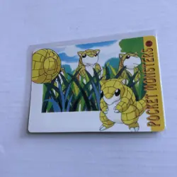 Pocket Monsters Sandshrew X Tentacruel Pokemon Card - Image 2