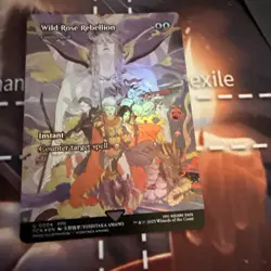 Wild Rose Rebellion Foil Magic the Gathering Final Fantasy NM/M ( Showcase ) - Image 1
