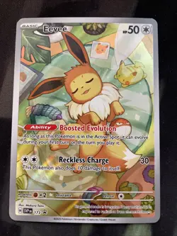 Eevee 173 Sv: Scarlet & Violet Promo Cards Holo Pokemon Full Art Gen1 - Image 1