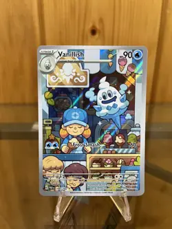 Pokemon Card - Vanillish Paradox Rift 190/182 Illustration Rare NM - Image 1