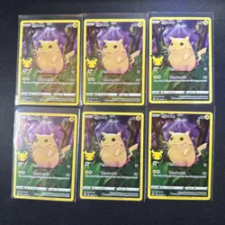 Pokemon TCG Celebrations Pikachu Lot Of 6 Cards - Image 1