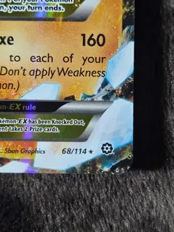 Mega Steelix EX 68/114 Steam Siege Ultra Rare Holo Pokemon Card NM - Image 3