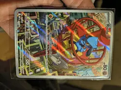Pokemon TCG Riolu Black Star Promo #010 Full Art Holo Illustration Card NM - Image 5