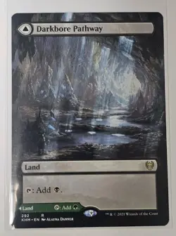 Mtg - Darkbore Pathway (Borderless) - Kaldheim (KHM) - Rare - NM - Image 1