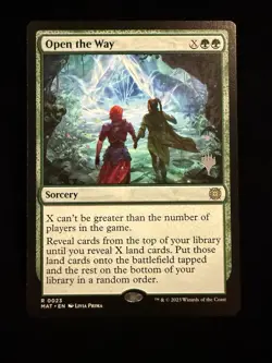 PROMO Open the Way - 23 - March of the Machine: The Aftermath Promos (PMAT) - NM - Image 1