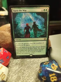 MTG Open the Way - Foil art - March of the Machine: The Aftermath #0023 - Image 1