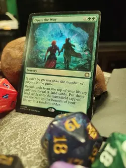 MTG Open the Way - Foil art - March of the Machine: The Aftermath #0023 - Image 2