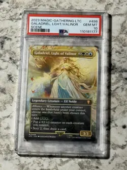 Galadriel Light of Valinor (498) PSA 10 GEM MINT (MTG Lord of the Rings 2023) 2 - Image 1