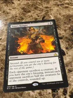 VONA'S HUNGER Magic the Gathering MTG Rivals of Ixalan LP - Image 1