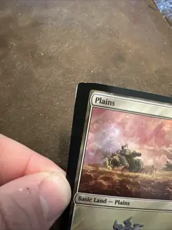 Mtg Magic Warhammer 40k Surge Foil Plains Twisted Miscut Square Corner Misprint - Image 3