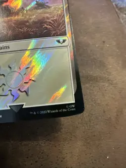 Mtg Magic Warhammer 40k Surge Foil Plains Twisted Miscut Square Corner Misprint - Image 5