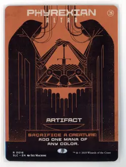 SLC Phyrexian Altar #16 Borderless Encyclopedia Countdown Secret Lair Non-Foil - Image 1