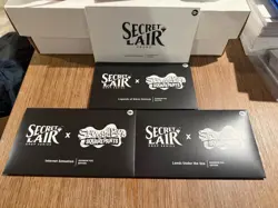 SpongeBob SquarePants Bundle FOIL With Promo Magic the Gathering SECRET LAIR - Image 1