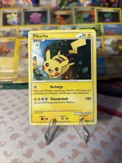 Pikachu Holo Rare Promo Pokemon Card HGSS03 - Image 1
