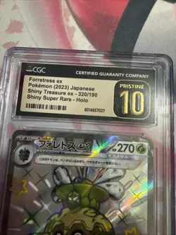 Forretress ex 320/190 Shiny Treasure ex JP Pokemon TCG Graded CGC 10 Pristine - Image 2