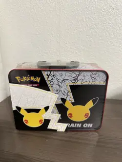 Pokemon Celebrations 25th Anniversary Collectors Chest Lunch Box Tin Sealed - Image 3