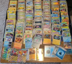 Lot Of 324 Pokemon Cards, Ex, Holo, Reverse Holo, Bulk, Poke Ball - Image 1