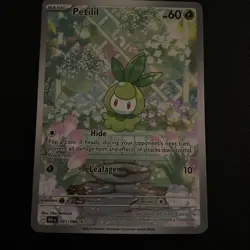 Petilil 091/086 Illustration Rare Pokemon TCG New Mint Condition - Image 1