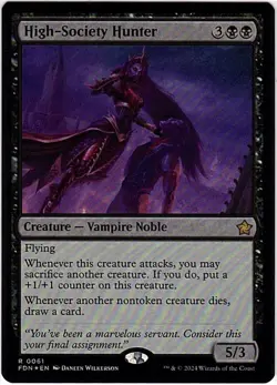 MTG Foundations High-Society Hunter Foil (Rare) - Image 2