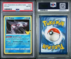 2021 Pokemon Celebrations 004/025 Palkia Holo PSA 8 NM Rare Card Fresh New - Image 3