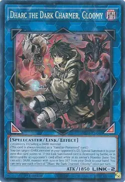 1x Dharc the Dark Charmer, Gloomy - 1st NM Eng YuGiOh - Quarter Century Bonanza - Image 1