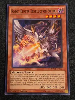 Yugioh! VLP Robot Buster Destruction Sword - BOSH-EN022- Common - 1st Edition - Image 1