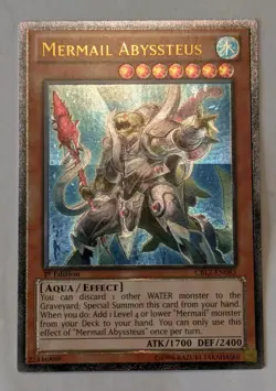 Yugioh Mermail Abyssteus CBLZ-EN083 1st Ed Ultimate Rare - Image 1