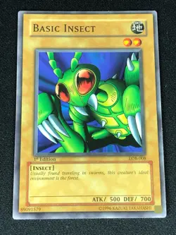 YUGIOH BASIC INSECT LOB-008 1ST COMMON (NM) NA PRINT - Image 1