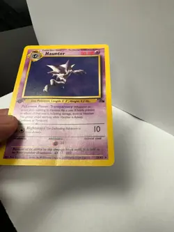 LP/MP Haunter Non Holo Rare - 1st Edition- WotC 21/62 Fossil Set Pokemon Card - Image 5