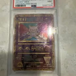 PSA 9!!! 2000 ANCIENT MEW POKEMON MOVIE PROMO CARD!! PSA 9 GEM MINT CONDITION!! - Image 2