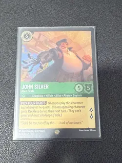 Disney Lorcana TCG the First Chapter John Silver Alien Pirate Foil Card 82/204 - Image 2