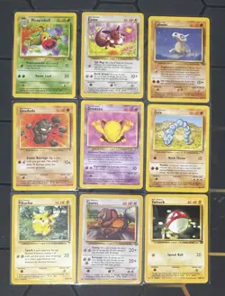 Pokemon Vintage Card Lot 40+ Cards Base Set WOTC Common Uncommons - Image 1
