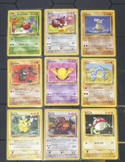 Pokemon Vintage Card Lot 40+ Cards Base Set WOTC Common Uncommons - Image 2