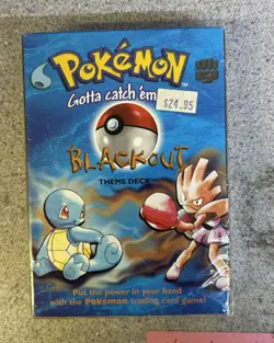 Pokemon Blackout New Factory Sealed 1999 Card Themed Deck - Image 1