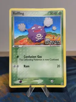Koffing 72/113 2005 EX Delta Species Pokemon Card Reverse Holo Foil Stamped Card - Image 1