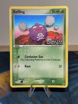 Koffing 72/113 2005 EX Delta Species Pokemon Card Reverse Holo Foil Stamped Card - Image 2